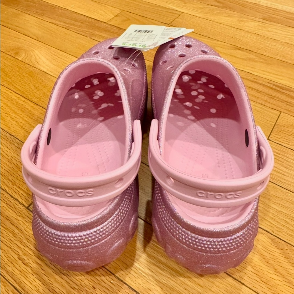 NEW Croc Bae Glitter Platform Clog - Picture 5 of 5